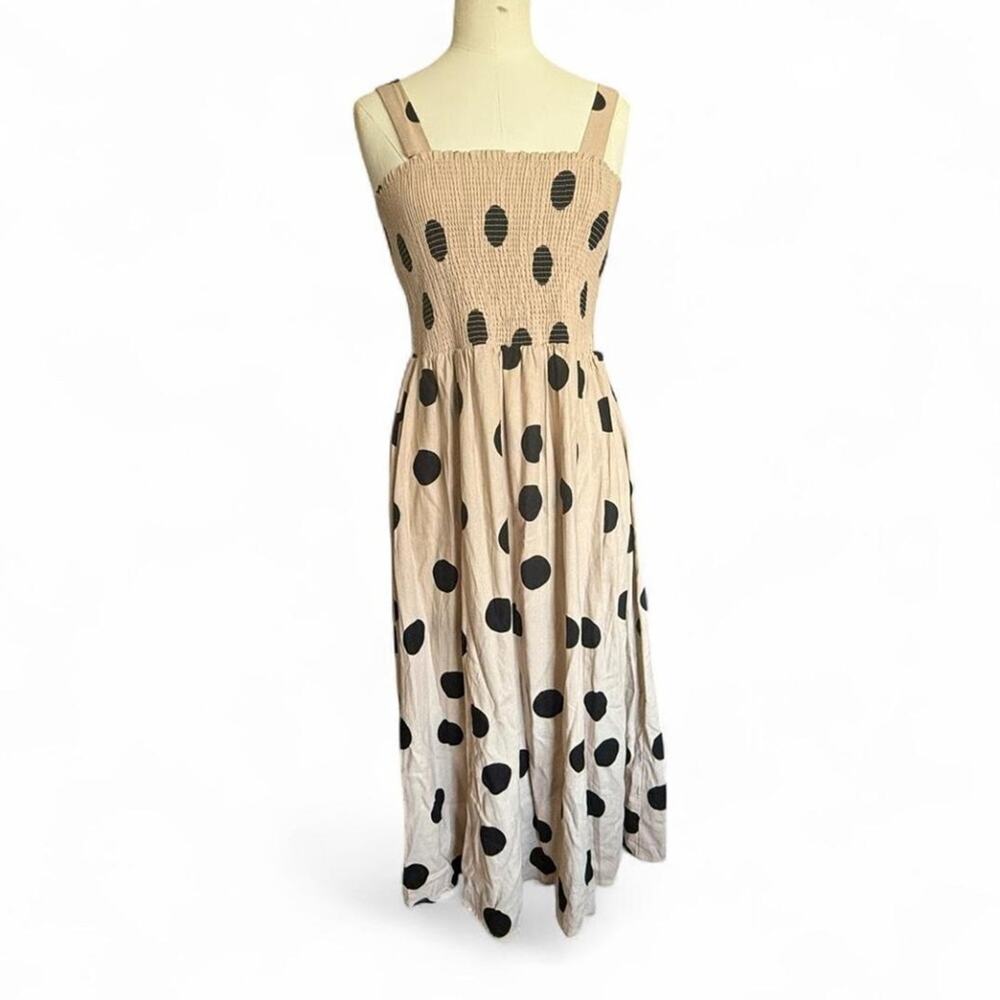 Blu Pepper polka dot maxi dress (sz M) 290